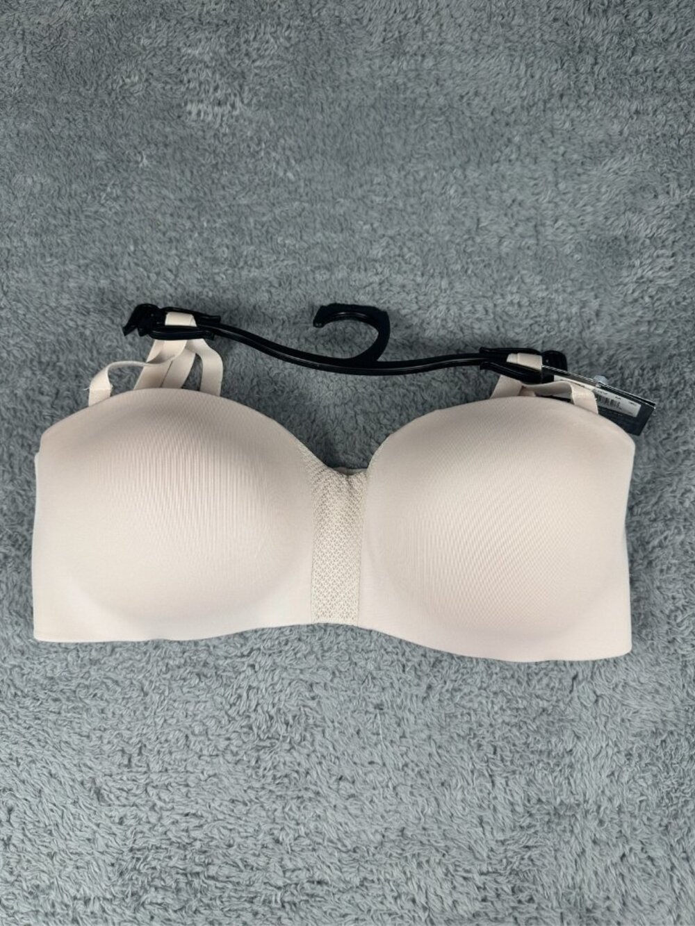 Maidenform Wireless T-Shirt Bra Beige Seamless Convertible Strapless